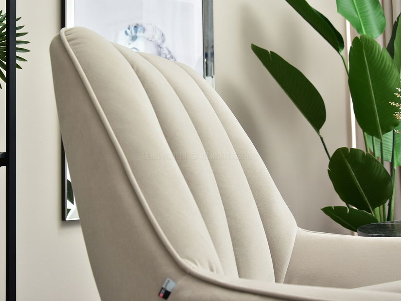 Fotel Zolta (bézs + fekete)