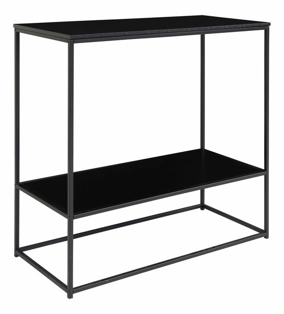Konzolový stolík Vistalia 8 (čierna)
