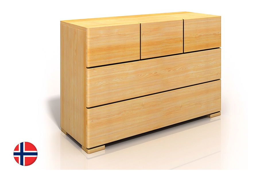 Komód Lorenskog 3+2 (fenyő)