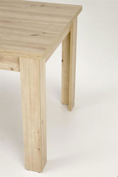 Étkezőasztal Baghira (artisan tölgy + fekete) (4 és 6 fő számára)