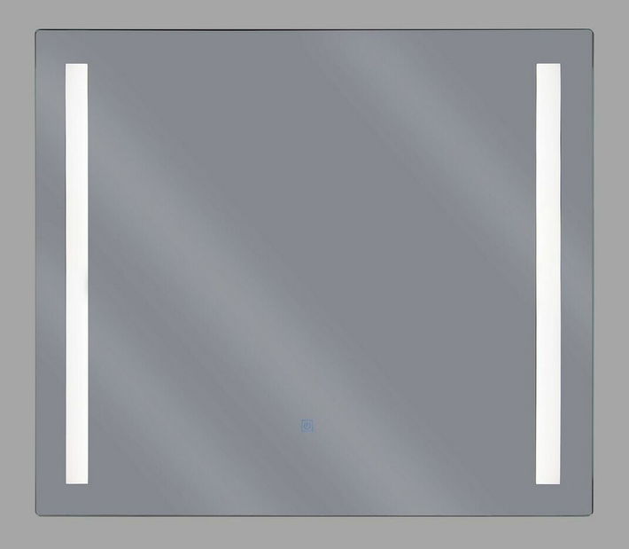 Nástenné zrkadlo Lirza (strieborná)