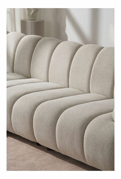 Modulárna rohová sedačka (L) Tessalia 3P (piesková)