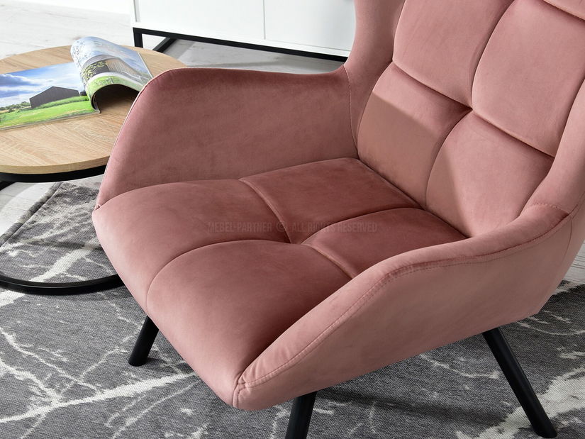 Relaxačné kreslo Norweien (čierna)