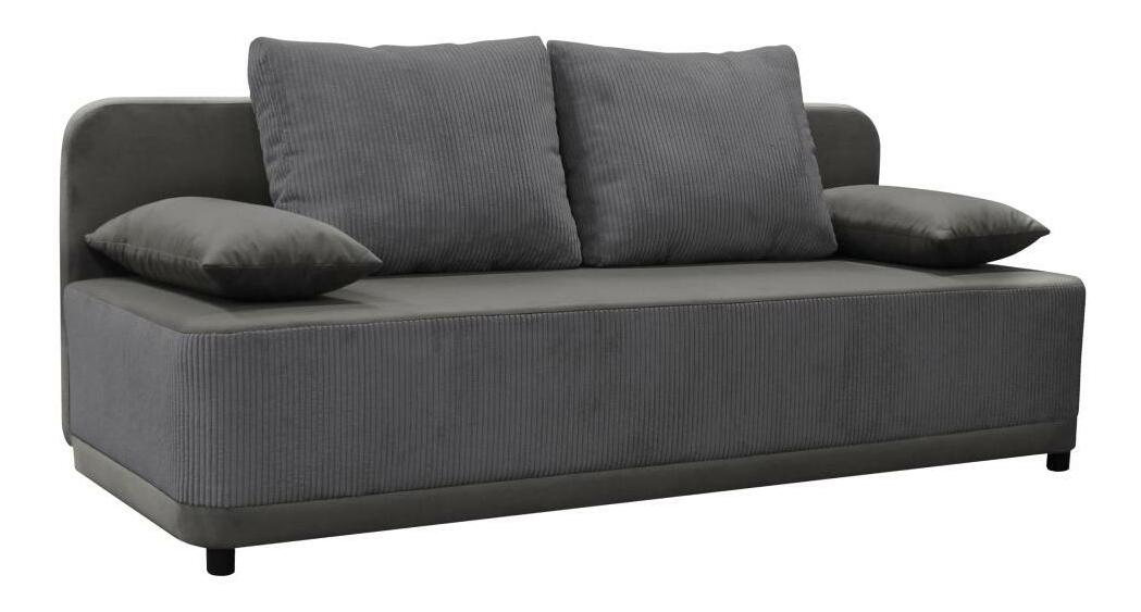 Sofa na razvlačenje Sonta (siva) (s prostorom za odlaganje)