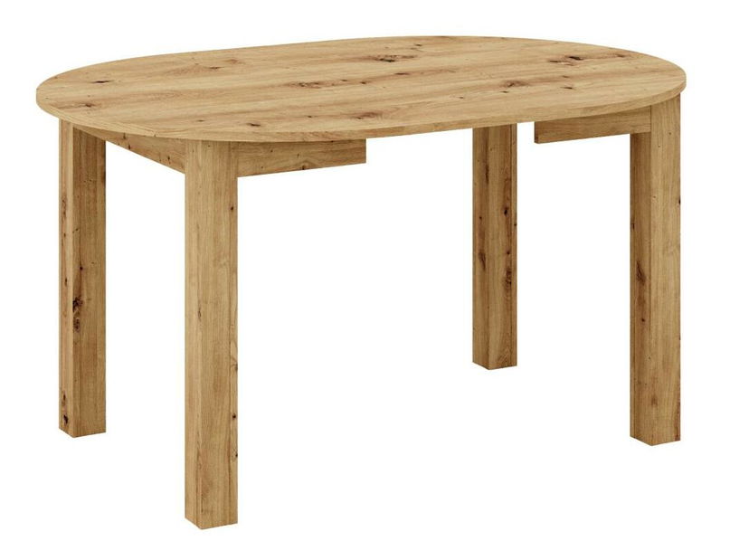 Masă sufragerie Haroldy (pentru 4 persoane) (stejar artisan)