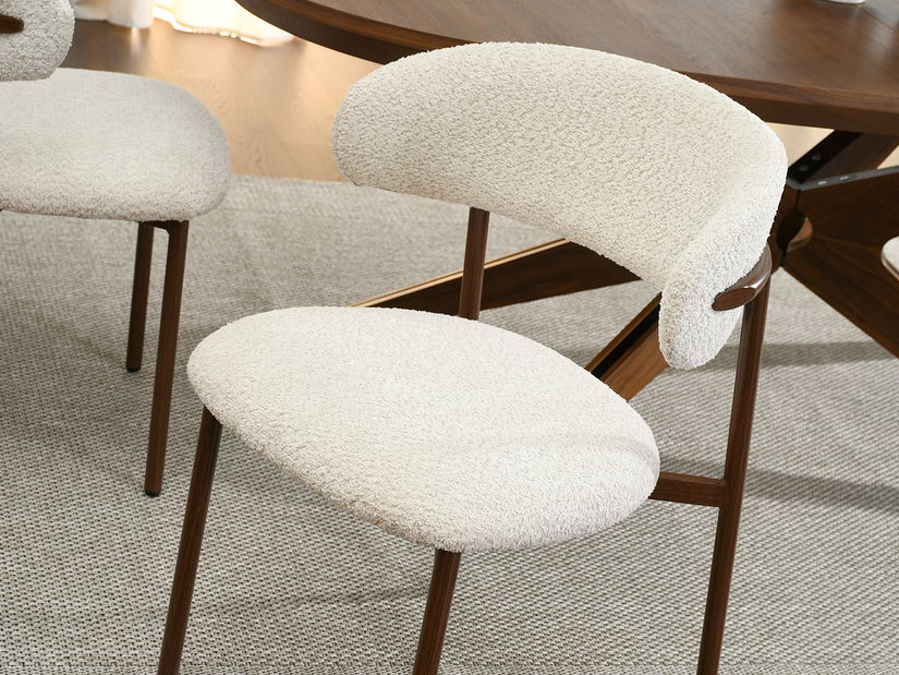 Jedálenská stolička Iraquies (béžová)