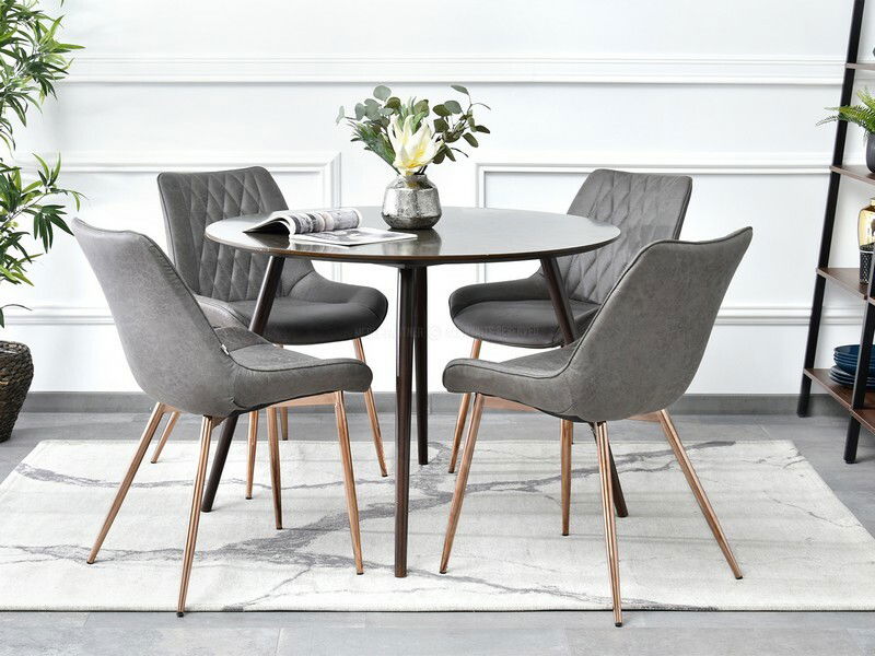 Stolica Aron (siva + bakar)