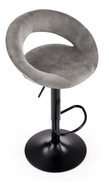 Bárszék Herlinda (szürke + fekete)