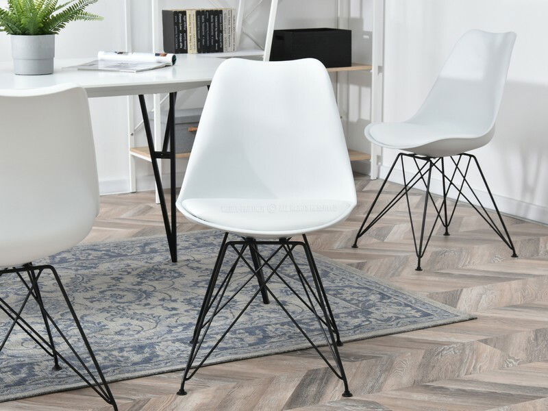 Stolica Large Rod (bijela + crna)