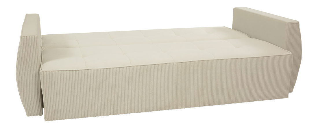 Canapea extensibilă Pexalo (maro) (cu sp. depozitare)