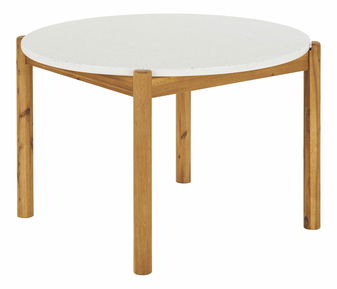 Masă de grădină Taleria 8 (natural + alb)