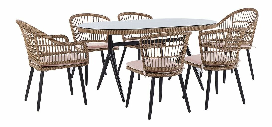 Set mobilier de grădină Aliza (natural)