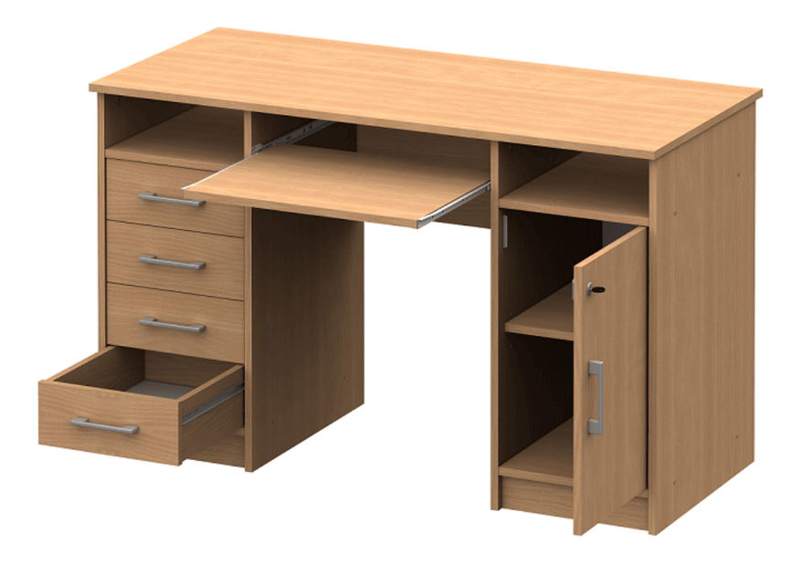 Masă PC Barba (fag)