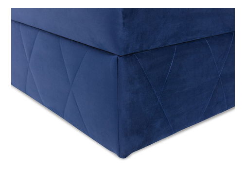 Manželská posteľ 180 cm Tebsano (čierna) (s roštom a matracom) (s úl. priestorom)