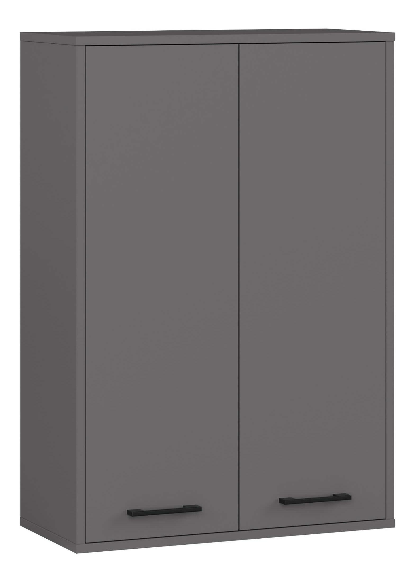 Závesná kúpelňová skrinka Farid TYP 8 (sivý grafit)