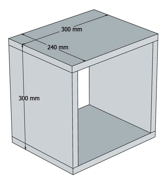 Polica Blanchet (žuta)