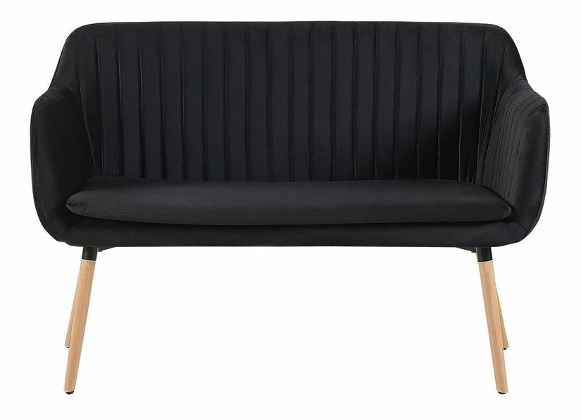 Pohovka dvojsedačka TORBY (čierna)