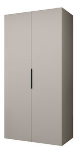 Ormar za garderobu 100 cm Mirabella 1 (kašmir + crna)