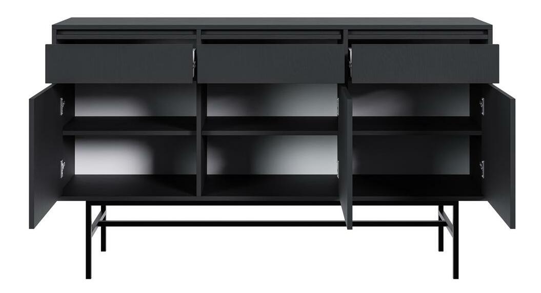 Komoda Evane E10 (crna)