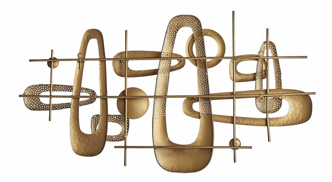 Nástenná dekorácia Manza (zlatá)