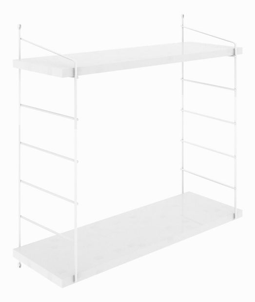 Nástenná polica WE 71 (lesklá biela)