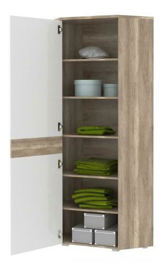 Policová skriňa, rohová Marulas MX 23