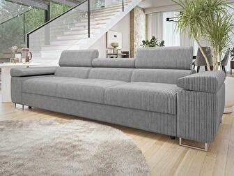 Sofa Terazuro 3 S (siva + crna) 