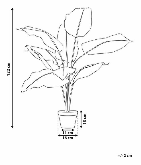 Plantă artificială 122 cm DIFBY
