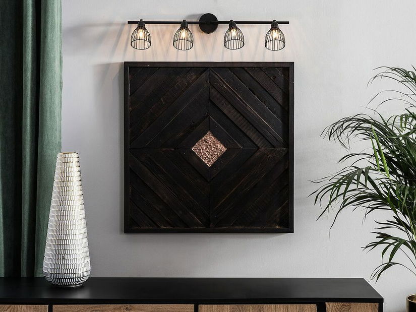 Závesná lampa Glendale (čierna)