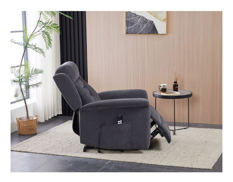 Polohovacie kreslo Tonta (sivá)