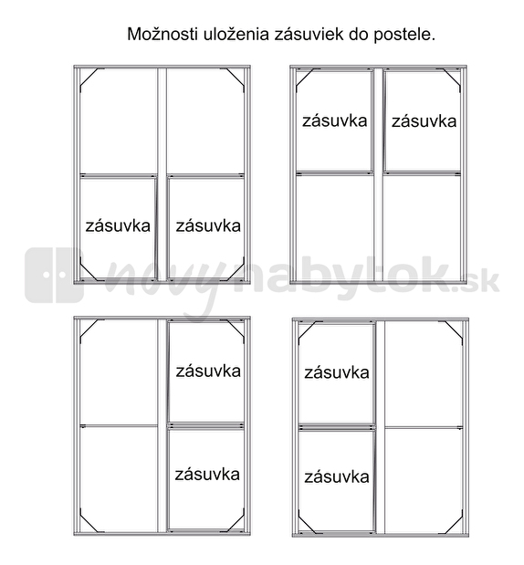 Manželská posteľ 140 cm Claro Typ 91 *výpredaj