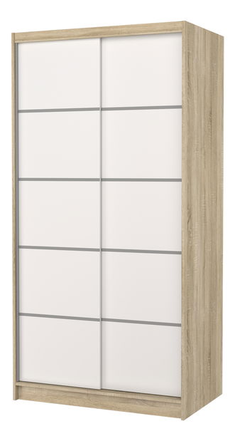 Ruhásszekrény Remea (szonoma tölgy + fehér)