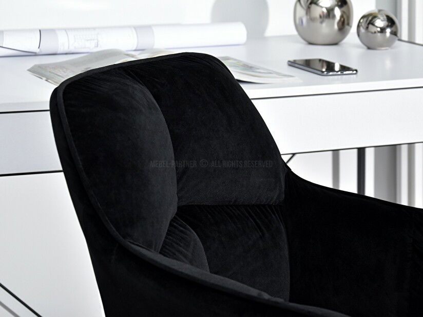 Fotel Island (fekete + arany)