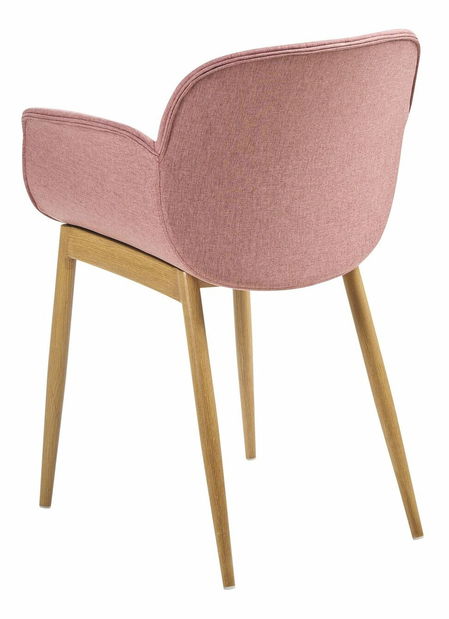 Set 2 ks jedálenských stoličiek Asgeir (ružová)