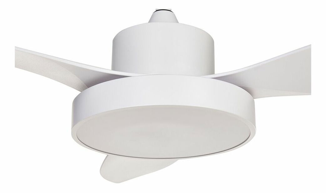Stropný ventilátor so svetlom Brunilda (biela)