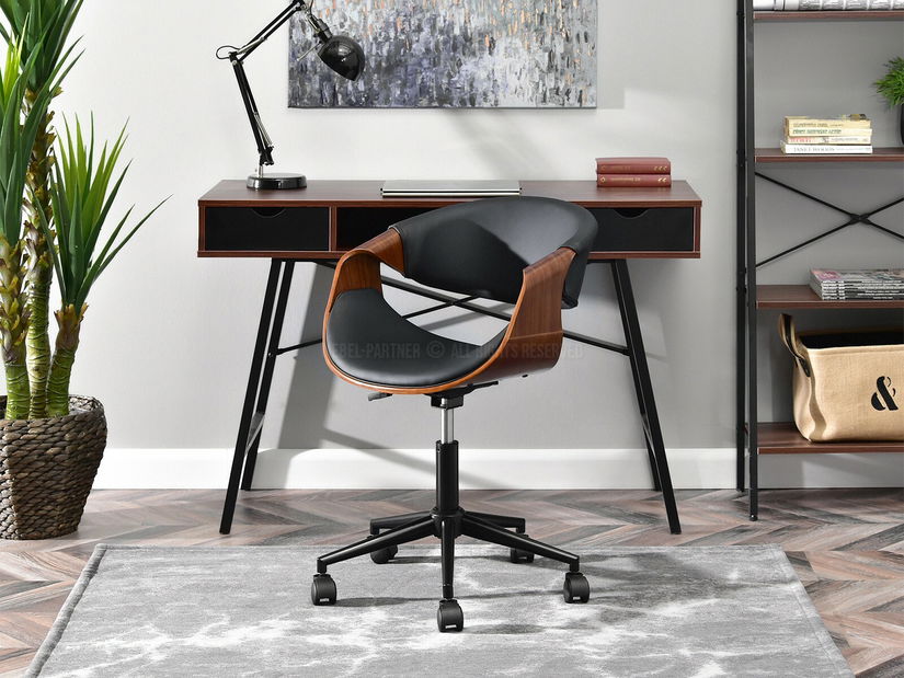 Stolica Rapido (tamni orah + crna)