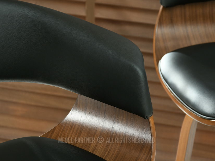 Scaun bar Elynah 75 (negru)