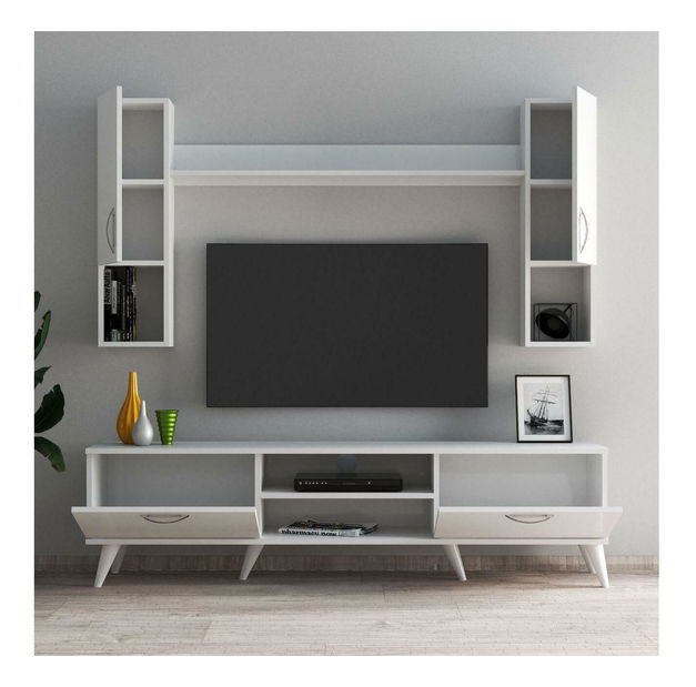 Obývacia stena Lavune 3 (biela) 