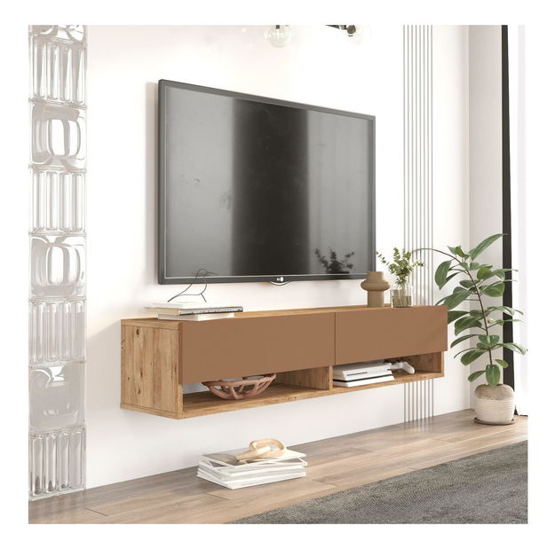 TV asztal/Szekrény France 11 (atlanti fenyő + tégla) 