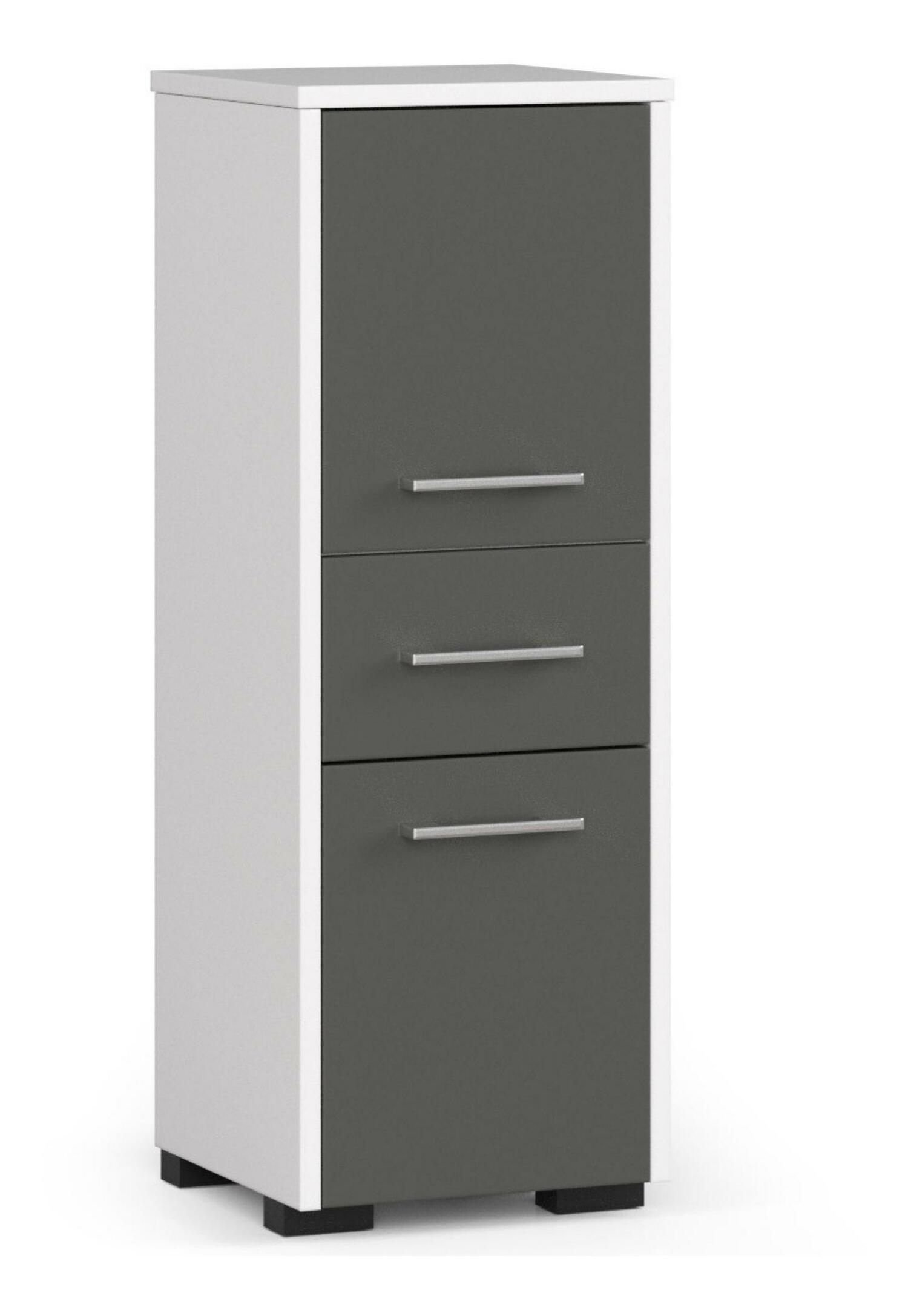 Kúpeľňová skrinka Farid TYP6 (biela + sivá)