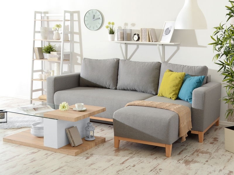 Colțar Salida (gri + stejar)