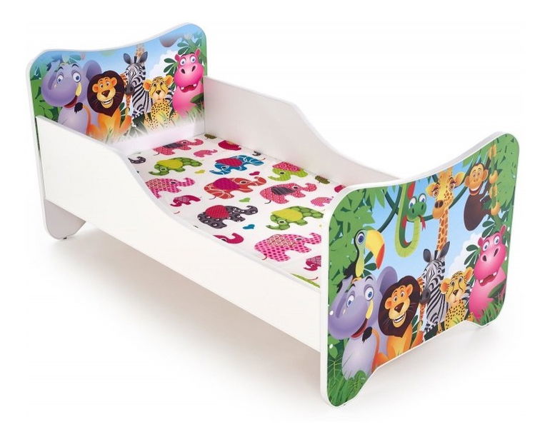 Jednostruki krevet Gerard Jungle (S podnicom i madracom) 