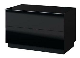 Falraszerelhő TV asztal Henry Typ 39 (fekete + magasfényű fekete)