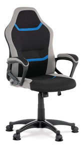 Gaming stolica/fotelja Leira-L611-BLUE (crna + siva + plava)