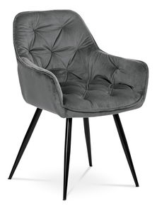 Étkezőszék Charli-GREY4 (szürke + fekete)