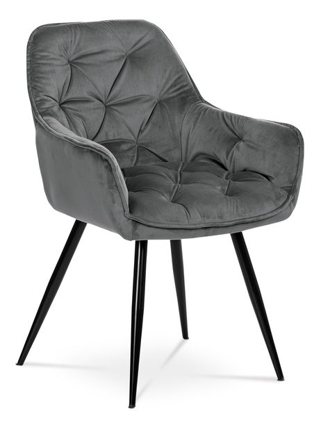 Blagovaonska stolica Charli-GREY4 (siva + crna)