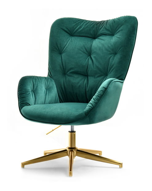 Fotoliu Meryl (verde + auriu)