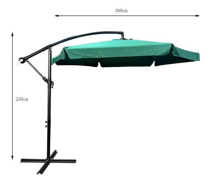 Umbrelă pentru grădină Chambers (verde)