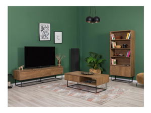 Set za dnevni boravak Laxi 24 (orah + crna)