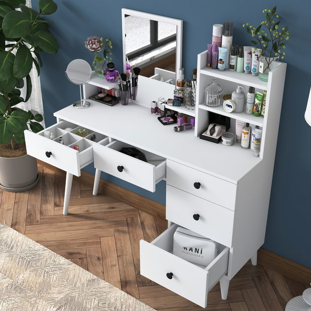 Toaletný stolík Blake 101 (Biela)